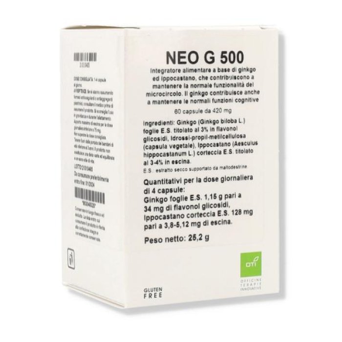 Integratore Neog 500 Oti 60 Capsule – Integratore Oti in Capsule per Benessere e Supporto Naturale