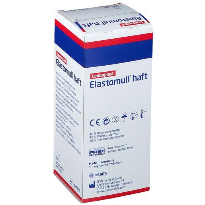Leukoplast Elastomull Haft Benda Elastica Autoadesiva 12cm x 4m 1 benda