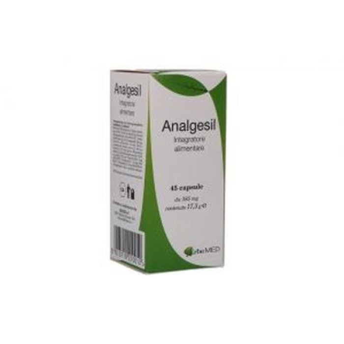 Analgesil Integratore Antidolorifico Naturale 45 Capsule 385 mg per Dolori Muscolari e Articolari da Sport e Ski