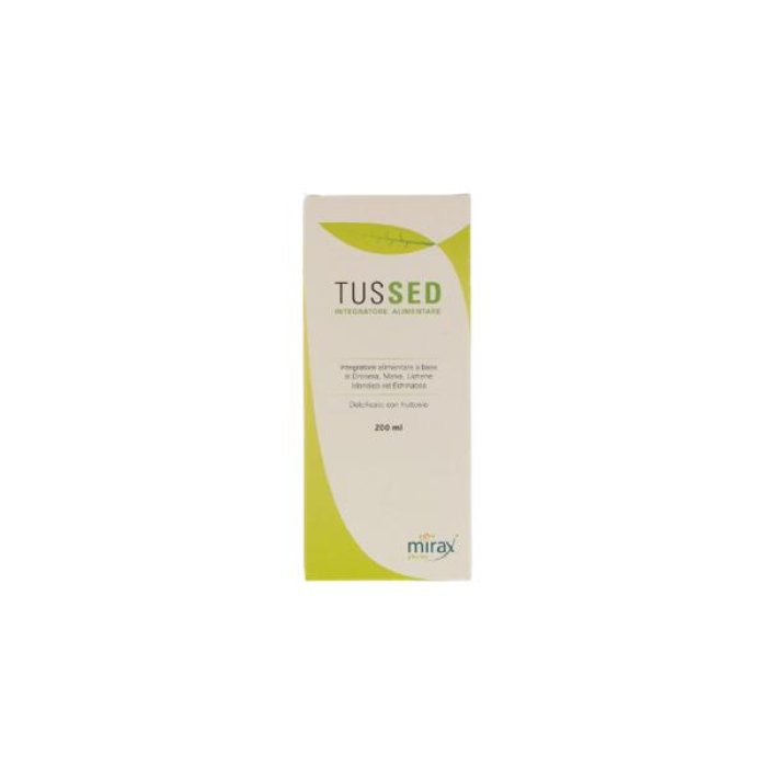 Tussed sciroppo 200 ml - integratore con estratti vegetali per tosse secca e vie respiratorie