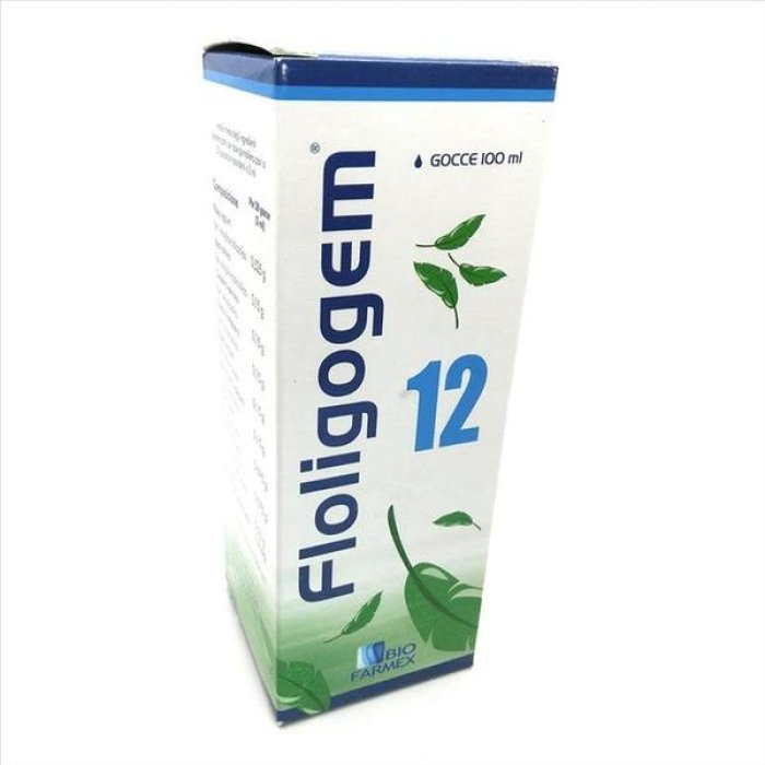 FLOLIGOGEM 12 Gocce 100 ml Integratore Naturale in Gocce Formato Mini per il Benessere Quotidiano