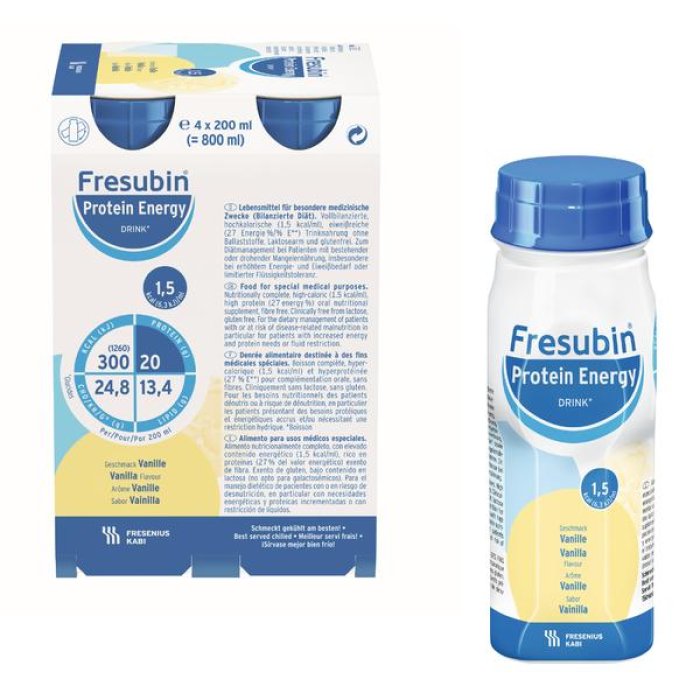 Fresubin Protein Energy vaniglia - alimento nutrizionale iperproteico gusto vaniglia