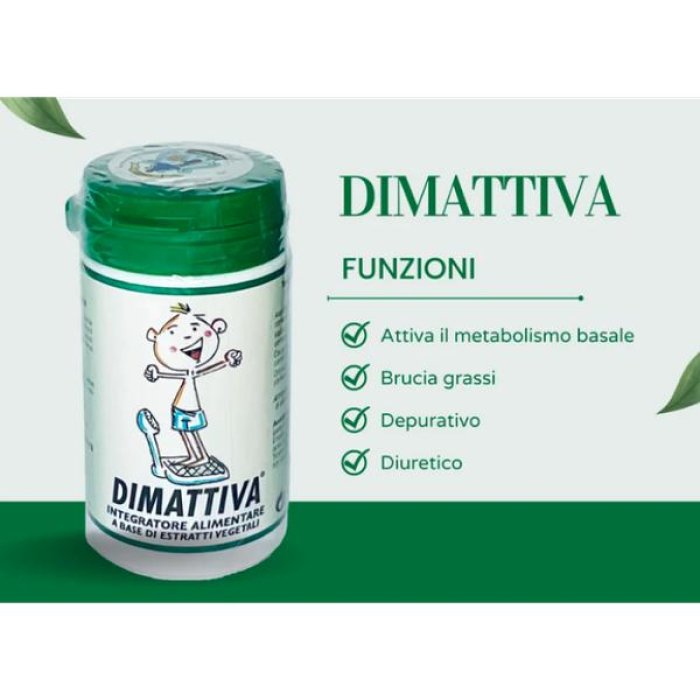 Dimattiva Integratore Alimentare 60 Capsule – Sostegno Energia Fisica e Mentale, Benessere Quotidiano