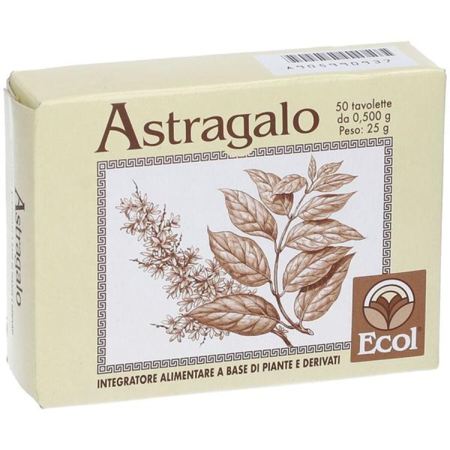 Ecol Sas Astragalo 50 Tavolette 500 Mg Ecol Sas Astragalo 50 Tavolette 500 Mg