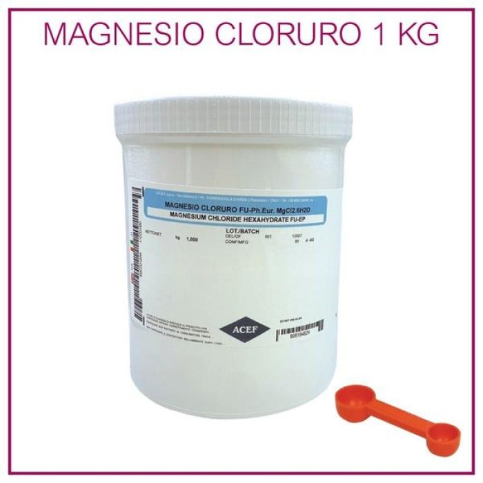Magnesio cloruro 1 kg - magnesio cloruro in polvere uso alimentare