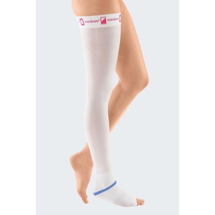 Calza elastocompressiva medica Struva 35 Mediven per gamba lunga colore bianco taglia 4, 1 pezzo