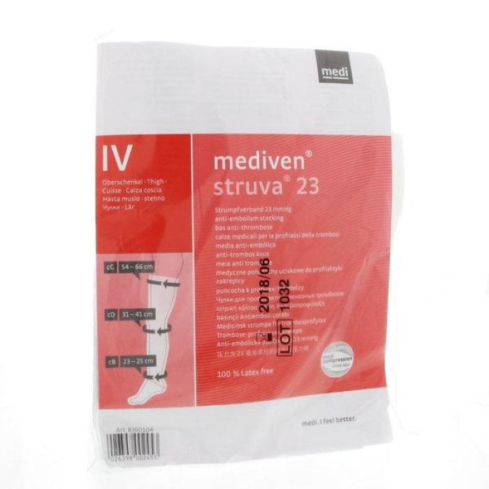 Mediven Struva 23 calza compressiva post operatoria lunga colore bianco taglia 7