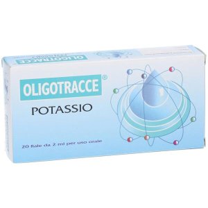 Oligotracce Potassio 20 fiale da 2 ml - soluzione di oligoelemento potassio