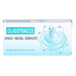 Oligotracce Zinco Nichel Cobalto Integratore in 20 Fiale da 2 Millilitri Oligoelementi per il Benessere dell’Organismo
