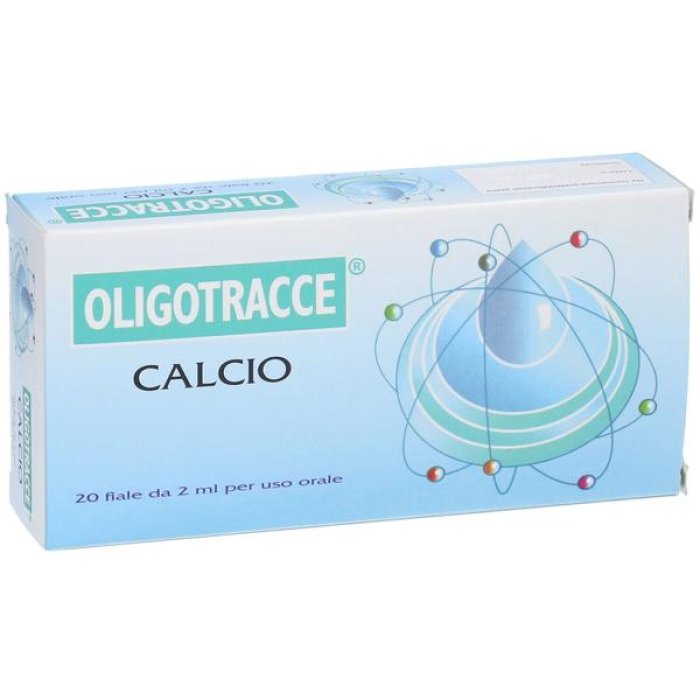 Oligotracce Calcio Integratore di Calcio in Oligoelementi, 20 Fiale da 2 Millilitri Uso Orale