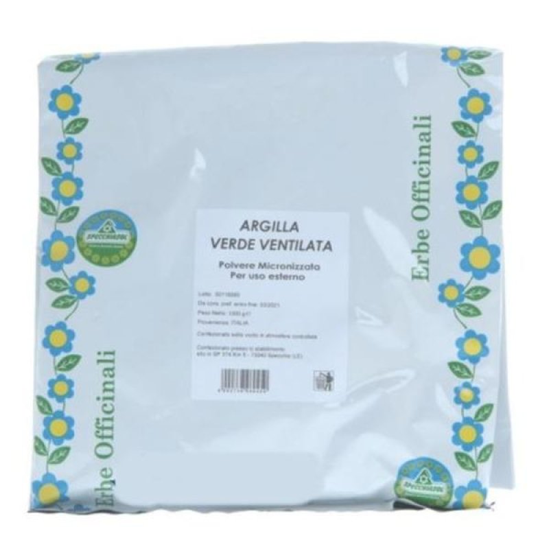 Argilla ventilata Ve tisana 1000 g polvere per impacchi e uso interno