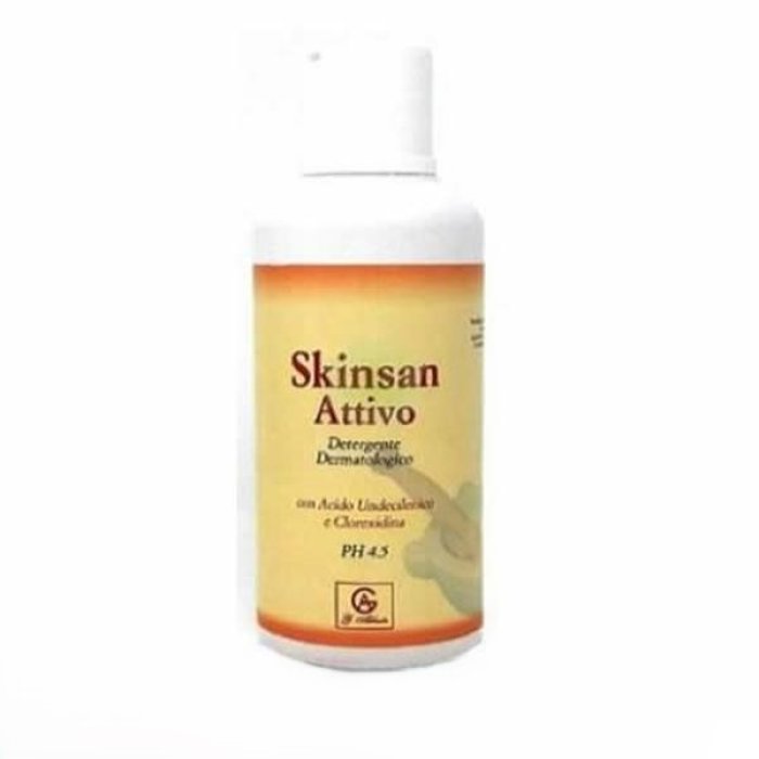 Skinsan Attivo Shampoo Doccia  500  Ml Antibatterico trattamento detergente per capelli
