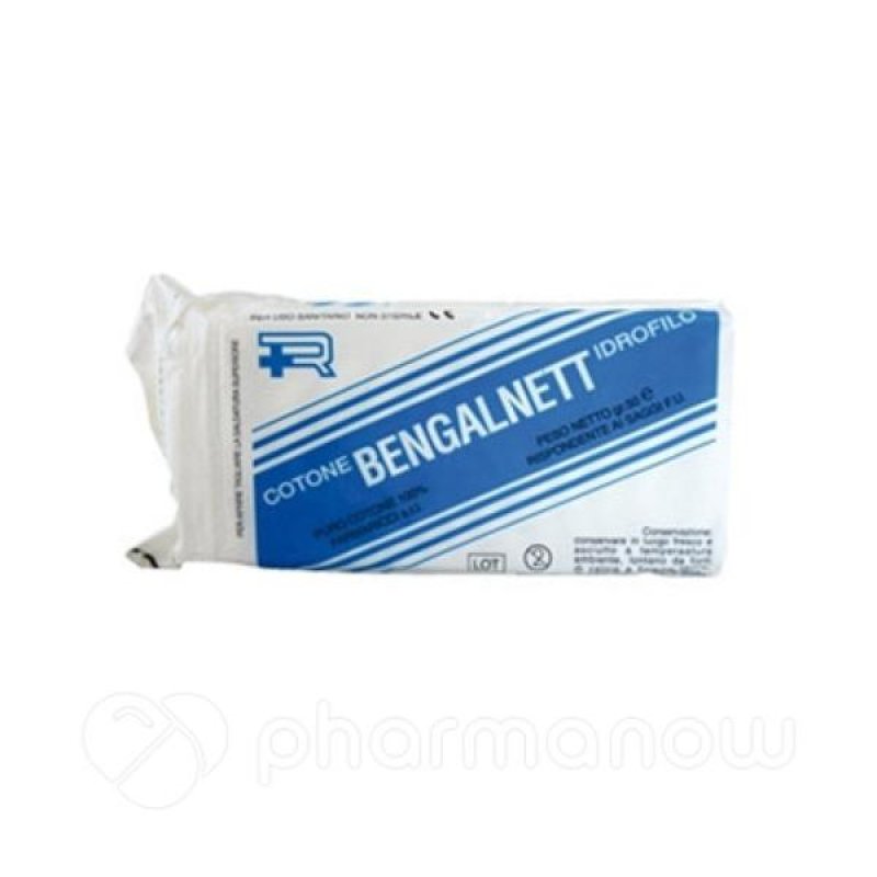 Cotone Idrofilo 250 g Bengalnett – Cotone Puro Morbido per Uso Medico, Igiene e Cura della Persona