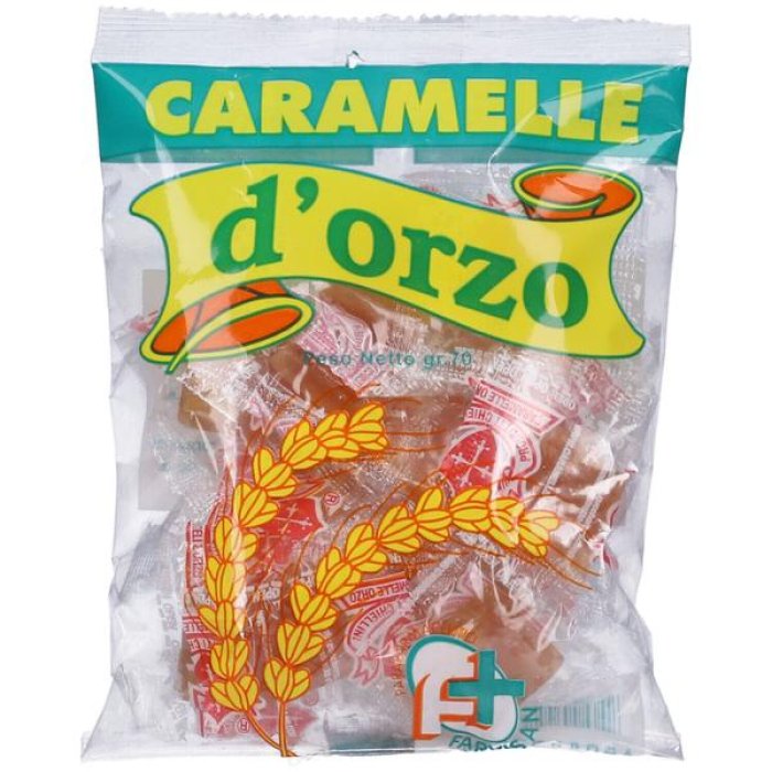Caramelle d'orzo 70 g Farvisan caramelle dure gusto orzo