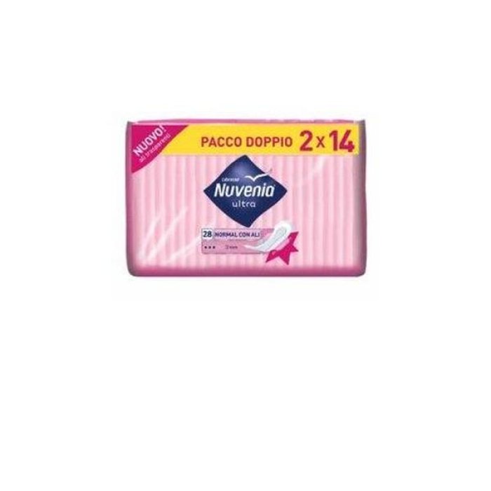 Nuvenia Assorbenti con Ali Ultra Normal Pacco da 14 Pezzi