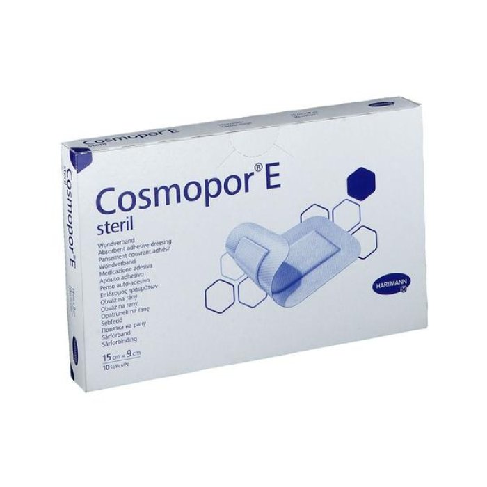 Cosmopor E cerotto post operatorio sterile in tessuto non tessuto 15 x 9 cm autoadesivo per medicazione ferite chirurgiche