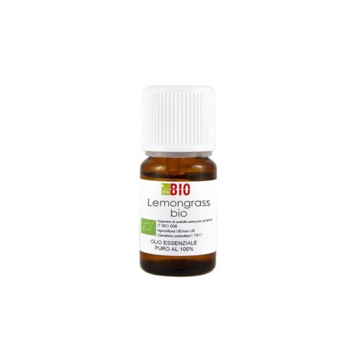 Lemongrass bio olio essenziale 10 ml - olio essenziale di lemongrass biologico per diffusori e massaggi