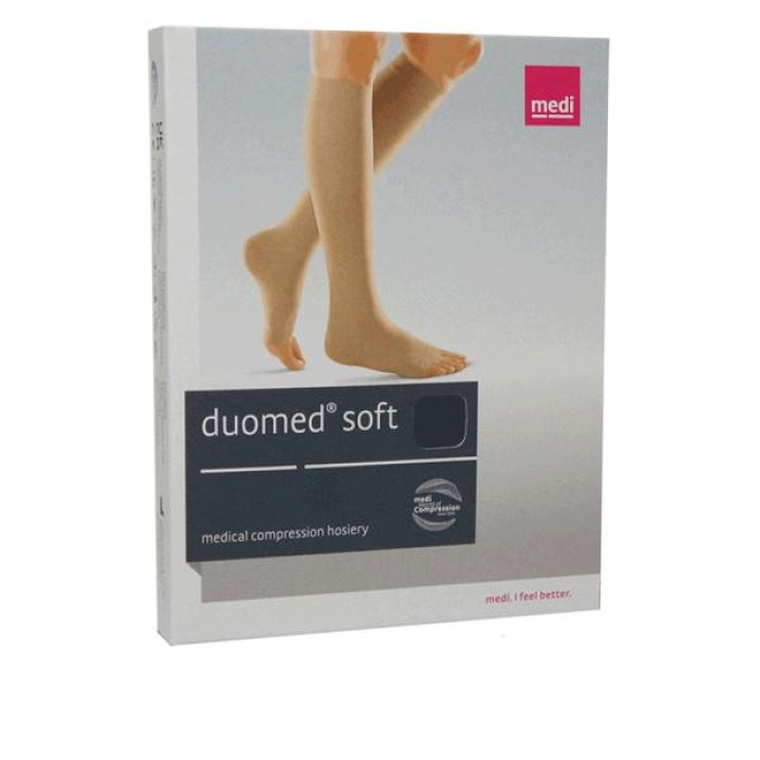 Calza a compressione medicale Duomed Classe 1 sinistra autoreggente donna modello Anne colore 519