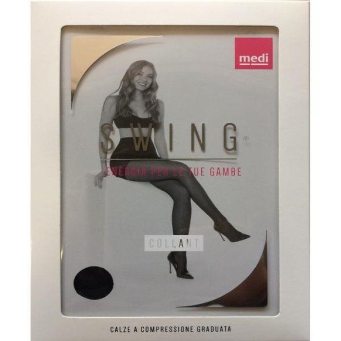 Medi 18 collant microfibra onice tg 4 modello 1450MIC calza a compressione graduata