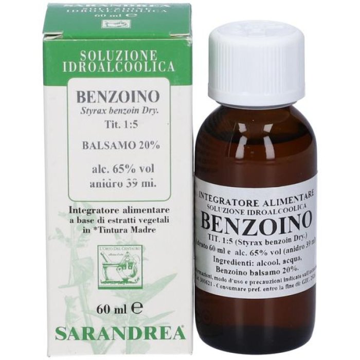 Benzoino tintura madre 60 ml - estratto idroalcolico di benzoino