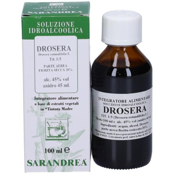 Damiana Gocce Sarandrea 100 Millilitri Integratore Erboristico Naturale Tonico per Umore Energia e Benessere Sessuale
