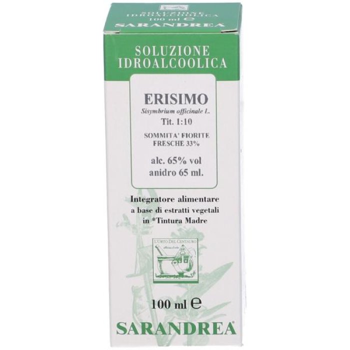 Sarandrea Erisimo Gocce 100 ml Integratore Naturale per Gola e Corde Vocali