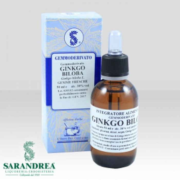 Gingko Biloba Gocce 60 Millilitri Sarand Integratore Naturale per Memoria e Circolazione con Effetto Film Protettivo