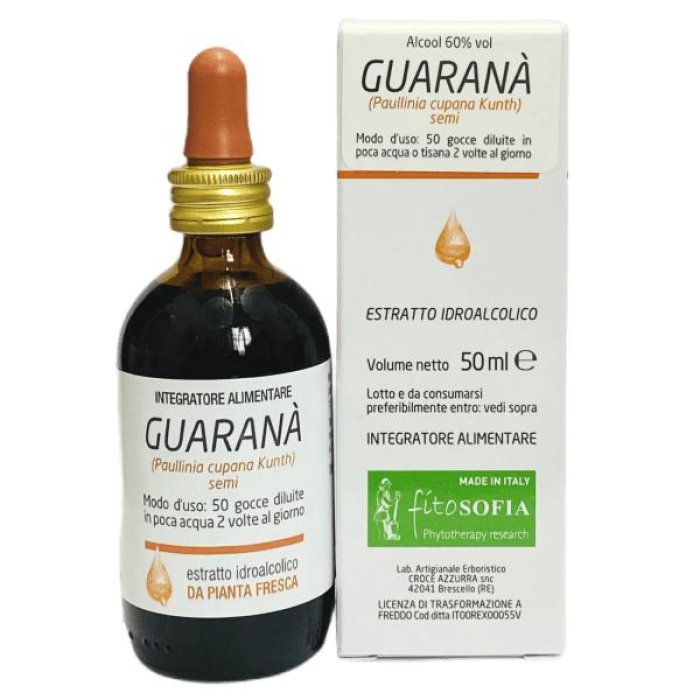 Guaranà tintura madre 100 ml - estratto idroalcolico di guaranà