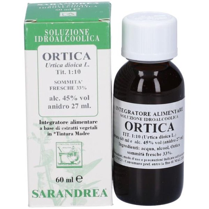 Ortica 60 ml tintura madre - estratto idroalcolico di ortica per drenaggio e remineralizzazione