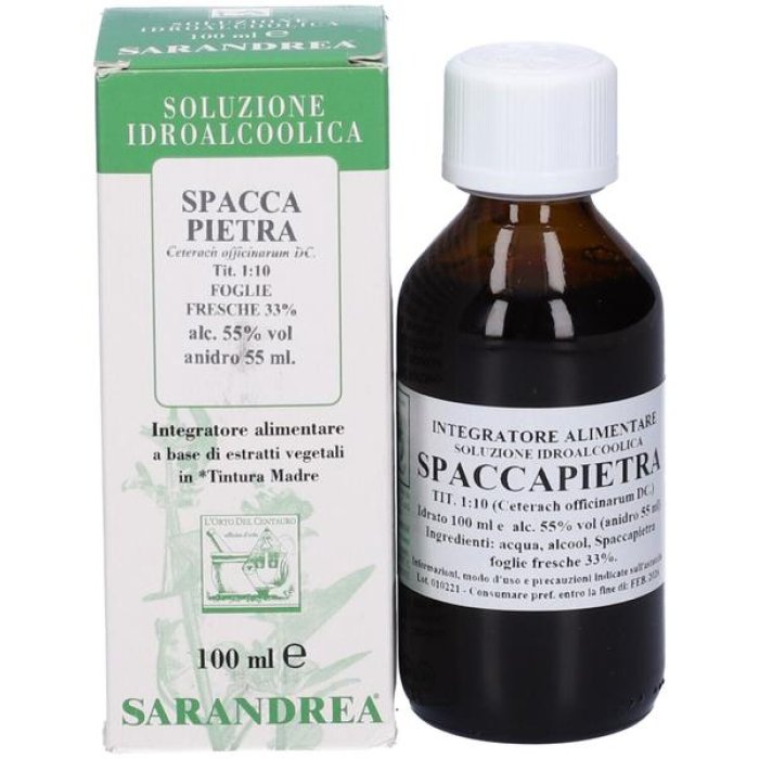 Spaccapietra Gocce 100 ml Sarandrea – Integratore Naturale Drenante per Benessere Renale e Vie Urinarie