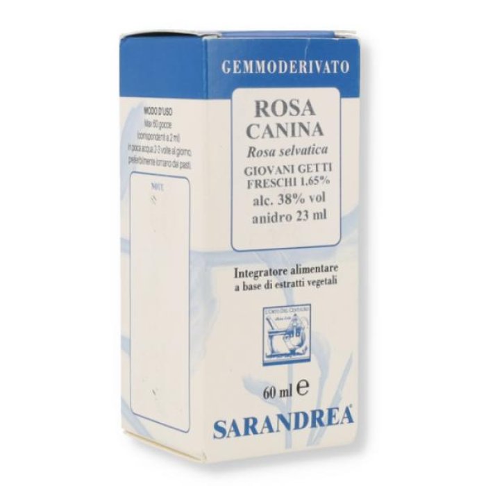 Rosa Canina Macerato Glicerico Sarandrea 60 Millilitri – Integratore Naturale a Base di Rosa Canina per Difese Immunitarie e Benessere
