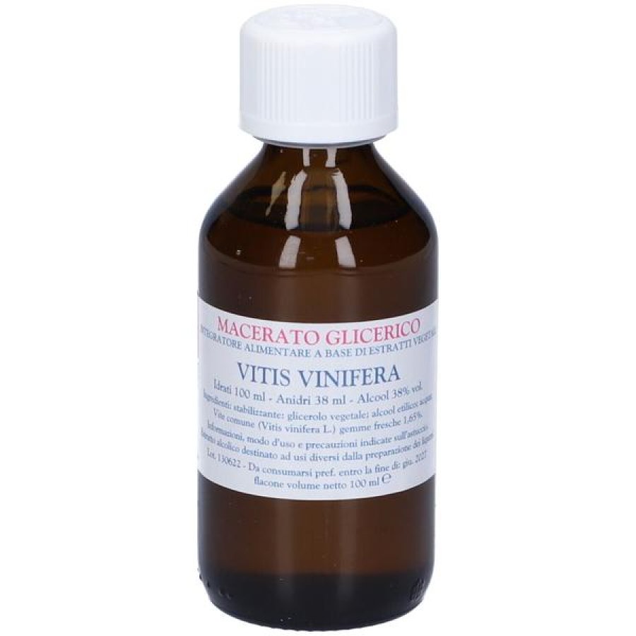 Vitis Vinifera Macerato Glicerico 100 Millilitri Sarandrea Integratore Naturale per the Circolazione and il Benessere delle Gambe Vitis Vinifera Macerato Glicerico 100 Millilitri Sarandrea Integratore Naturale per the Circolazione and il Benessere delle Gambe