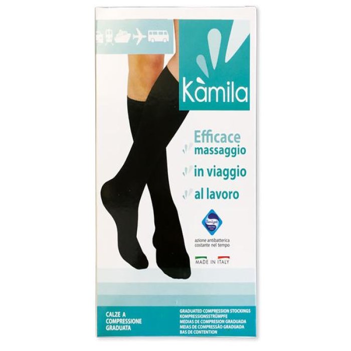 Medi gambaletto cotone 15 fumo unisex taglia 4 a compressione graduata