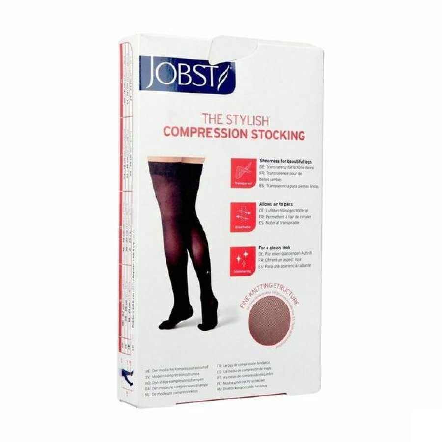 Jobst Ultra Sheer Gambaletto a Compressione Classe 1 Colore Suntan Taglia L per Donna – Calza Elastocompressiva Elegante per Gambe Leggere in City Look