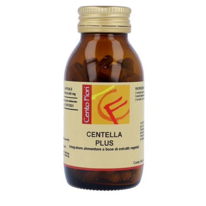 Centella Plus 100 capsule veg - integratore di centella asiatica per microcircolo
