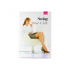 Medi Calze Autoreggenti a Compressione Graduata 14 Donna Uomo, Reggenti Elastiche Contenitive per Gambe Stanche e Prevenzione Vene Varicose