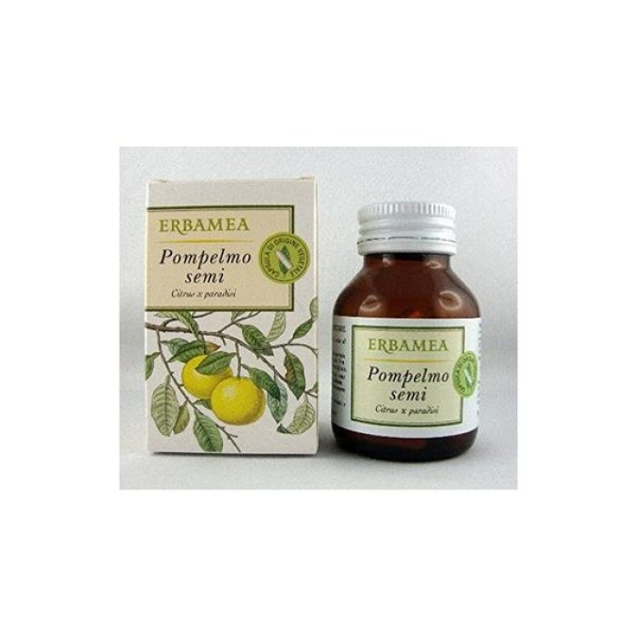 Erbamea Pompelmo Semi 50 capsule vegetali - integratore semi di pompelmo per equilibrio microbico e difese