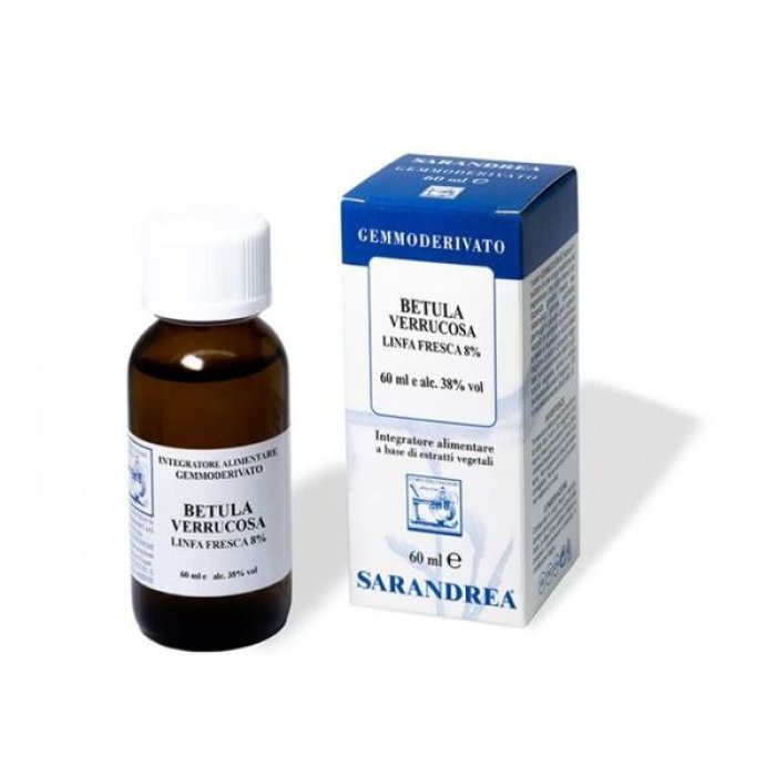 Linfa di Betulla in Gocce 100 ml Macerato Glicerico 10% Integratore Depurativo e Drenante Naturale