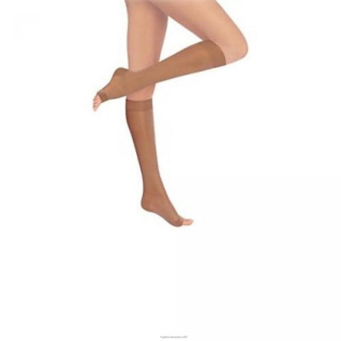 Gambaletto calze a compressione leggera Medi 18 colore naturale taglia 3 per benessere e sollievo delle gambe