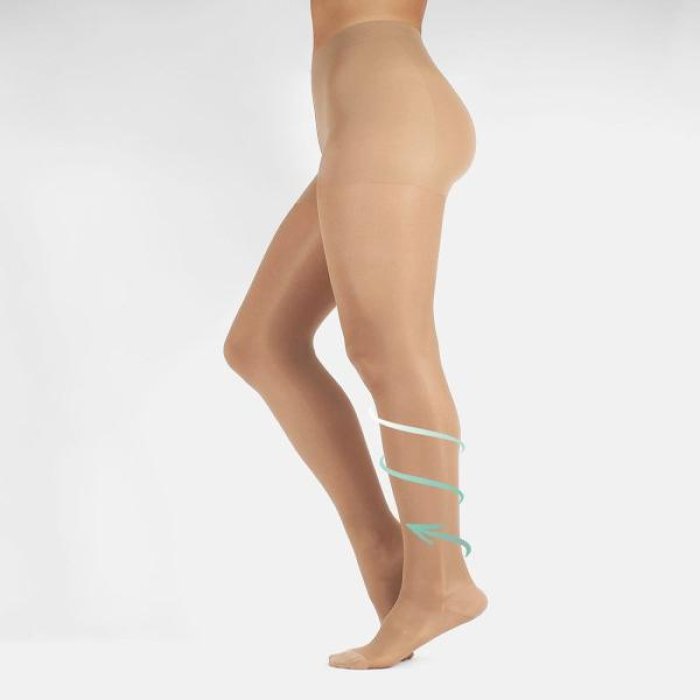 Medi collant premaman 18 mmHg natural taglia 4 a compressione graduata