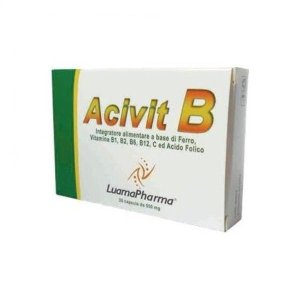 Acivit B integratore vitamine del gruppo B 30 capsule per energia e stanchezza