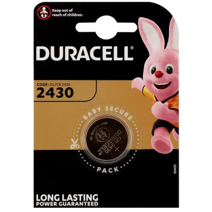 Duracell 2430 Large Blister - batterie al litio CR2430