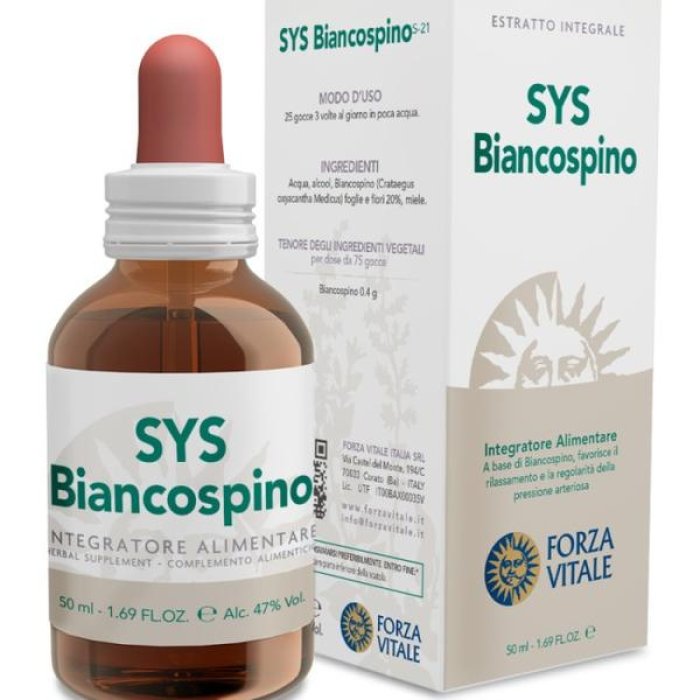 Biancospino estratto 50 ml - gocce di biancospino per benessere cardiovascolare
