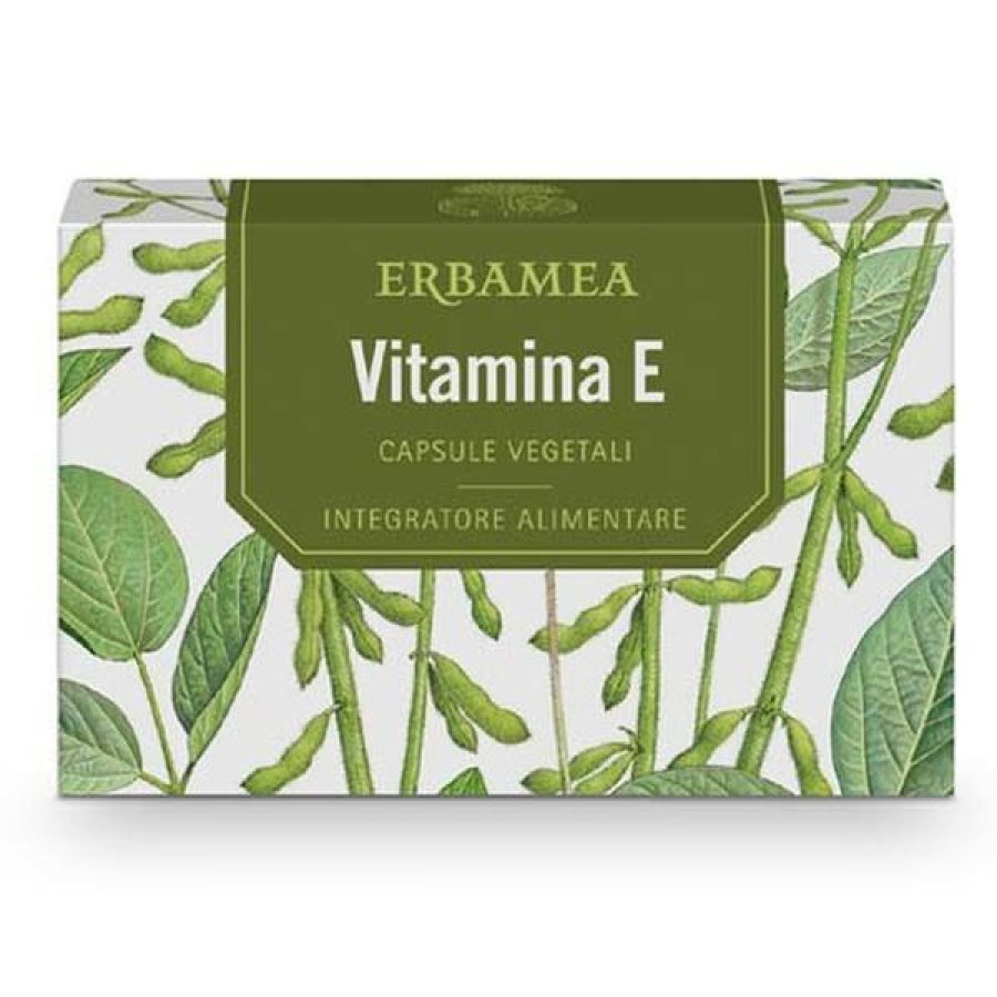 Erbamea Vitamina E Integratore Alimentare Antiossidante 24 Capsule Erbamea Vitamina E Integratore Alimentare Antiossidante 24 Capsule