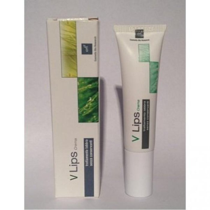 V Lips crema 10 ml - crema labbra lenitiva per herpes e screpolature