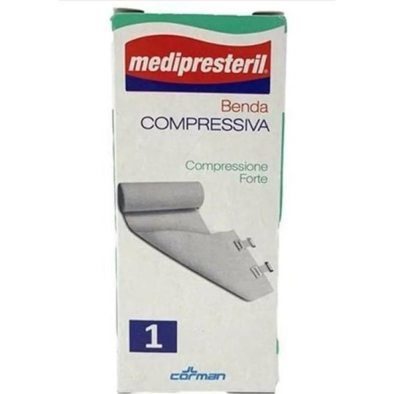Corman Benda Medipresteril In Cotone Traspirante 8x450cm