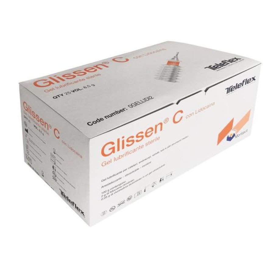 Glissen Gel con Lidocaina 12,5 Grammi Confezione da 5 Pezzi – Gel Orale Lenitivo e Anestetico Locale