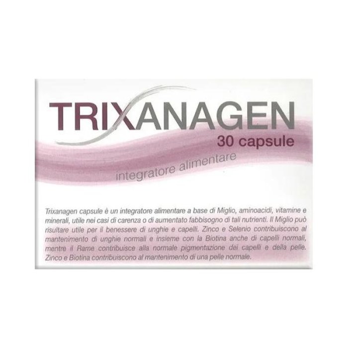 Trixanagen 30 Capsule Integratore per Capelli Anticaduta e Rinforzante