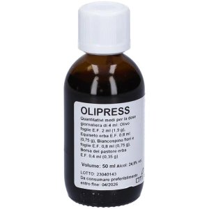 Olipress OTI Gocce 50 ml Integratore Alimentare a Base di Estratti Vegetali per il Benessere Cardiovascolare