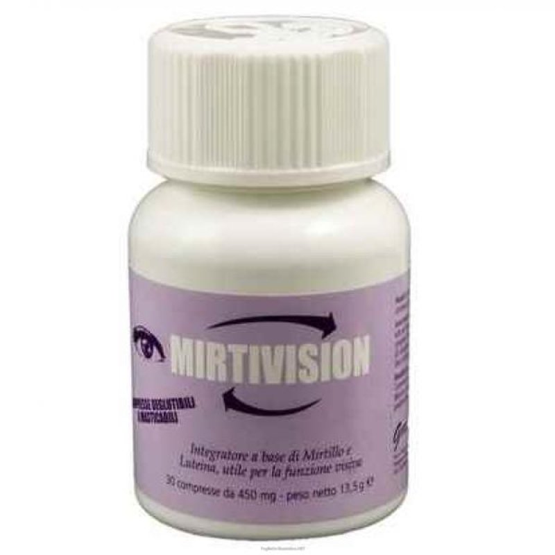 Mirtivision 450 mg 30 Compresse Integratore Alimentare per la Vista a Base di Mirtillo
